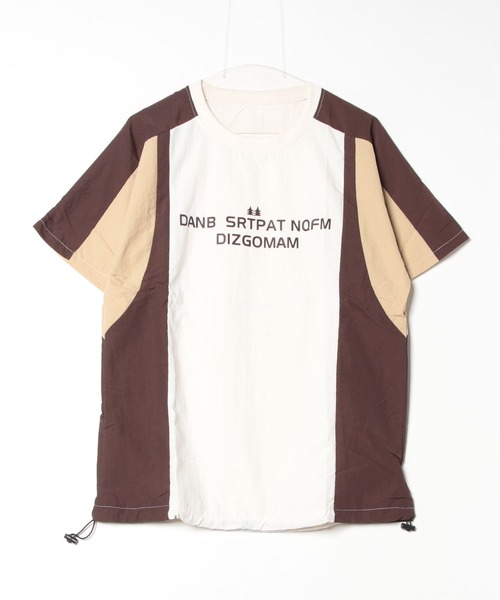 MGV tシャツ バイカラーロゴカットソー メンズ レディース