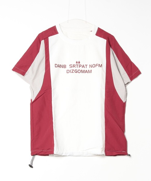 MGV（エムジーヴィー） tシャツ バイカラーロゴカットソー メンズ