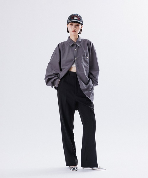 ShibukawaTOMORROWLAND スラックス パンツ S ROOP TOKYO パンツ スラックス SIDE LINE SLACKS サイドライン