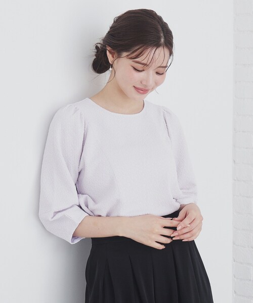 familiar　パフスリーブTシャツ 100 ファミリア Tシャツ 赤 りんご 女の子 パフスリーブ 90 25