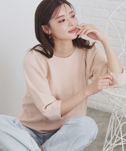 index tシャツ 「5color/S-LLsiza」カットジャカード