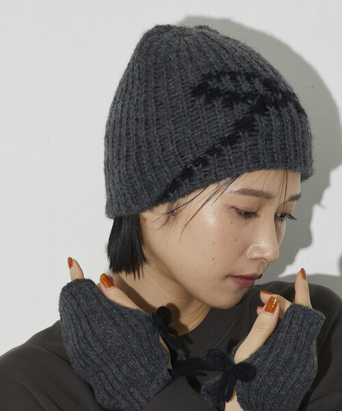ニット帽 ニットキャップ Firsthand/ファーストハンド リボンニットキャップ レディース | Firsthand | 11