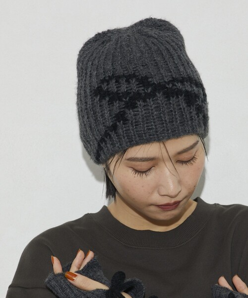 ニット帽 ニットキャップ Firsthand/ファーストハンド リボンニットキャップ レディース | Firsthand | 12