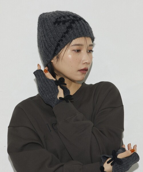 ニット帽 ニットキャップ Firsthand/ファーストハンド リボンニットキャップ レディース | Firsthand | 14