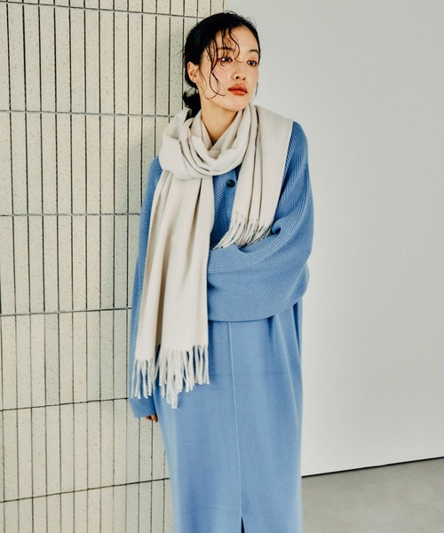 梅雨寒&冷房避けに！　ストール　kibiso 新品・タグ付き こんふぇいと [Kusa Kanmuri ウールストール]/ALL ITEM/Shop by