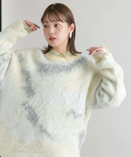 KBF ニット セーター ギャラクシーシャギーニット レディース