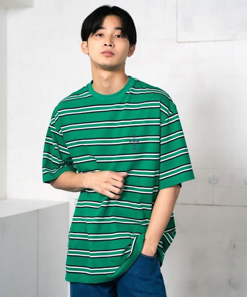 DOGTOWN tシャツ DOGTOWN/ドッグタウン CROSS LOGO BORDER S/S