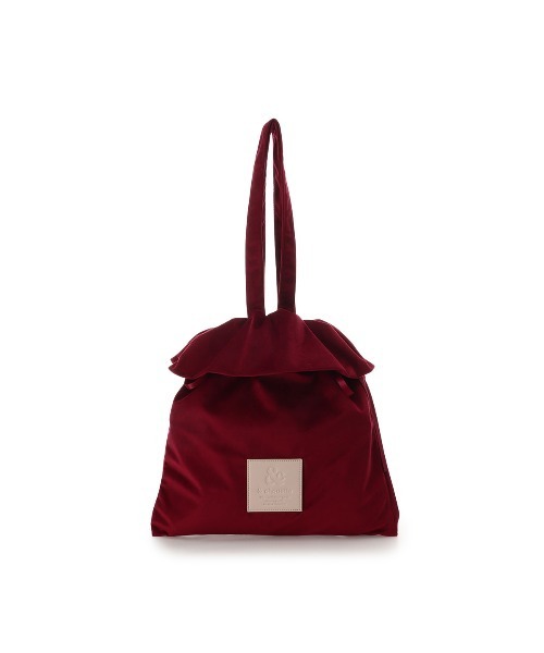 & chouette（アンドシュエット） トートバッグ ベロア調 巾着トート