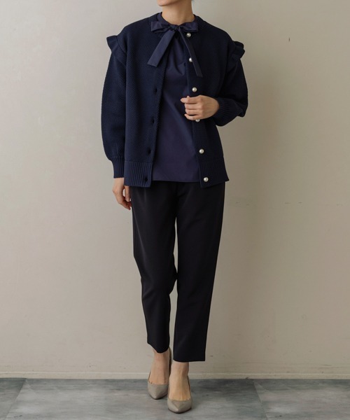 ブラウス シャツ 「SONO/ソーノ」リボンタイ　ペタルブラウス レディース Sono ブラウス シャツ 「SONO/ソーノ」リボンタイ ペタル