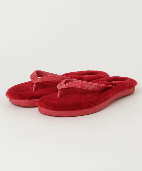 2116　UGG　アグ　ビーチサンダル　26　新品未使用 UGG (アグ) シーサイド フリップ レザー トングサンダル SEASIDE