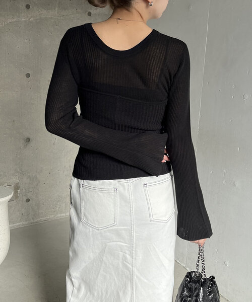 CAPRICIEUX LE'MAGE ニット セーター WAVEビスチェSETニット