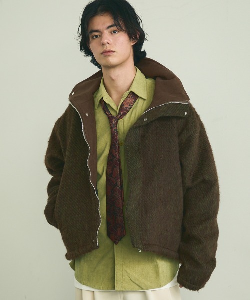 Shoowtime（ショウタイム） ブルゾン アウター Mohair like high neck