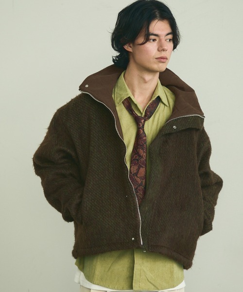 Shoowtime（ショウタイム） ブルゾン アウター Mohair like high neck
