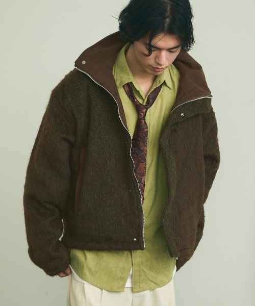 Shoowtime（ショウタイム） ブルゾン アウター Mohair like high neck