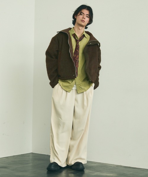 Shoowtime（ショウタイム） ブルゾン アウター Mohair like high neck