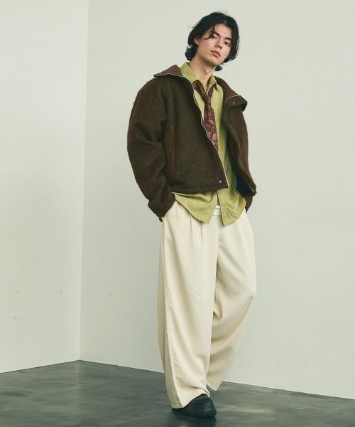 Shoowtime（ショウタイム） ブルゾン アウター Mohair like high neck