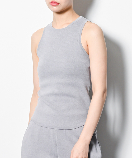 タンクトップ ノースリーブ ONIT MILANO RIB KNIT AMERICAN NS TANK TOP 25SS-ON198：タンクトップ レ