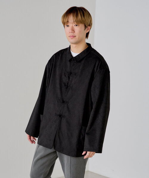 Product Twelve China Leather チャイナ ジャケット WHIMSIC コート ジャケット 「UNISEX/2サイズ展開」ヴィーガン