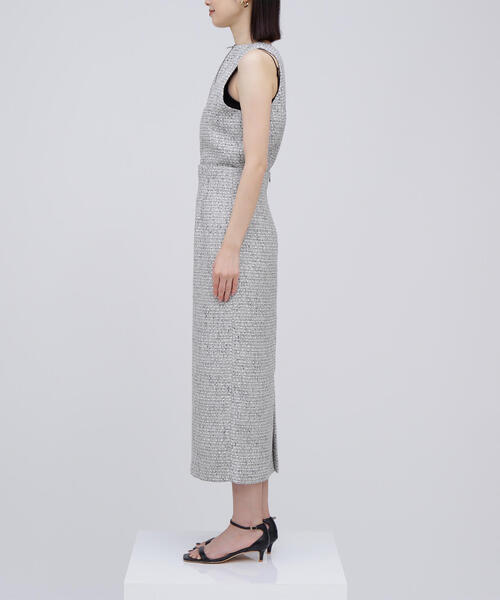 NATURAL BEAUTY BASIC スカート 「BLANC」スプリングツイード