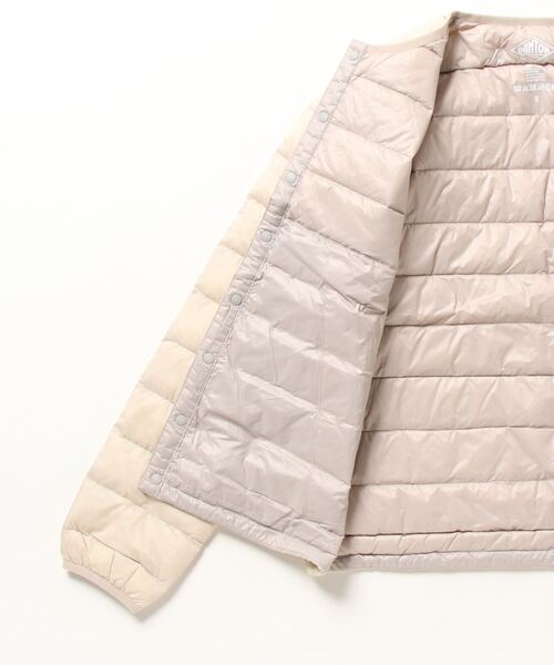 「DANTON」 ダウンジャケット MEDIUM サンドベージュ レディース_画像3