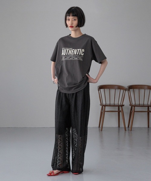 たりーず様せんよう LOWRYS FARM tシャツ アソートロゴTEE 288814 レディース