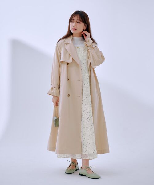COHINA（コヒナ） ワンピース シアードットキャミワンピース 「低身長