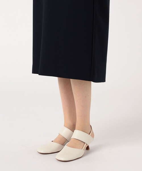 Ballsey（ボールジィ） ワンピース ニットコンビダブルクロス パッチ
