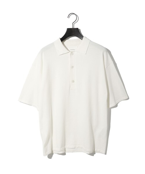 ニット セーター MIDIUMISOLID for Ladies ポロニットプルオーバー レディース