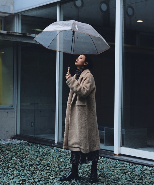 「Audrey and John Wad」 チェスターコート S ベージュ レディース_画像2