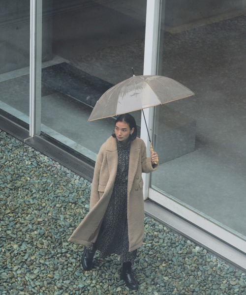 「Audrey and John Wad」 チェスターコート S ベージュ レディース_画像4