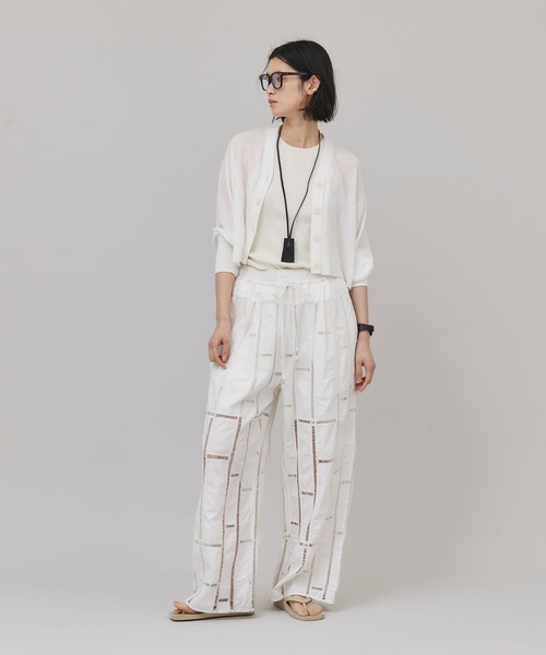 Curensology（カレンソロジー） カーディガン /シアーショートニット