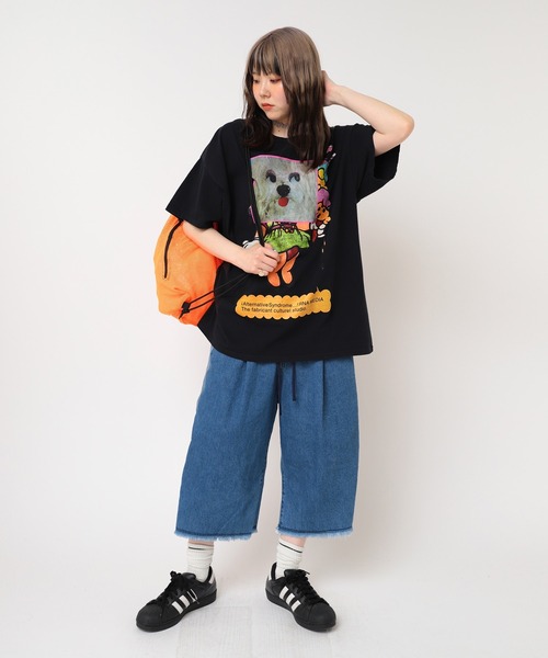 R4346 クロップドラインパンツ　RNA RNA パンツ R4346 クロップドラインパンツ レディース
