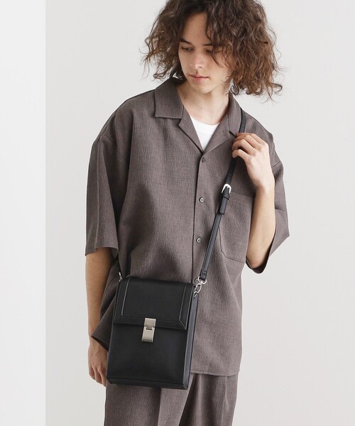 ダークチョコレート ID ソフトショルダーバッグ Woman ブラウン トッズ Di バッグ スウィング レザー ショルダー