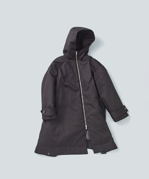 ダウンコート ダウンジャケット 「miffew/ ミフュー」TENT LINE ZIP UP DOWN COAT レディースの画像