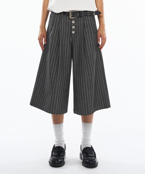 FREAK'S STORE｜別注 2TUCK BAGGY WIDE TWILL SHORTS PANTS
