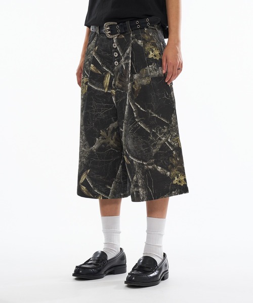 WISH FOR EVER BAGGY SHORTS サイズS WISH FOR EVER ジーンズ ASSORT 2TUCK BAGGY SHORTS / アソート2