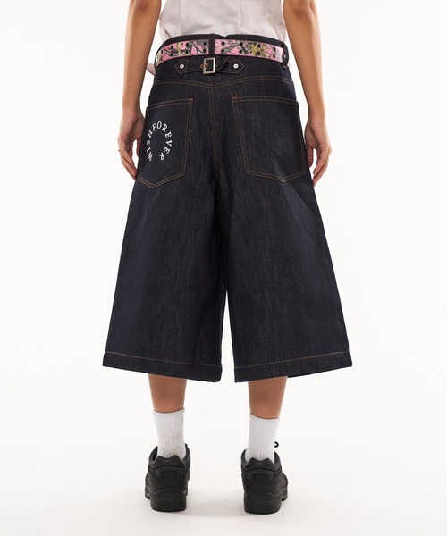 WISH FOR EVER ジーンズ ASSORT 2TUCK BAGGY SHORTS / アソート2