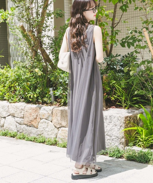 ITEMS URBANRESEARCH ワンピース チュールレイヤードワンピース
