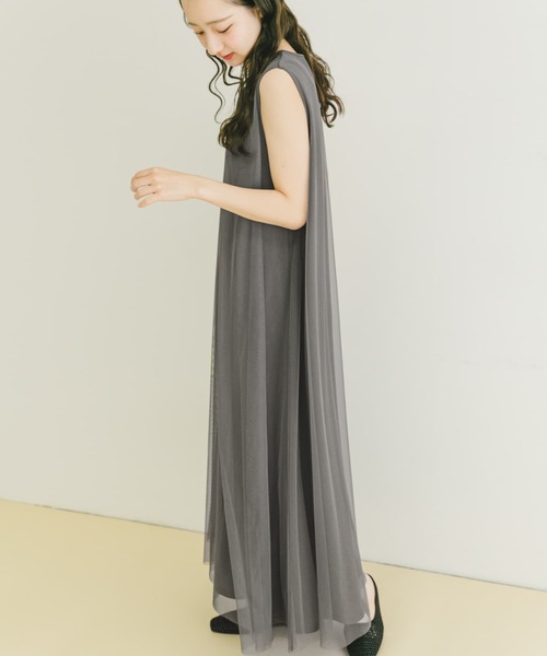 ITEMS URBANRESEARCH ワンピース チュールレイヤードワンピース
