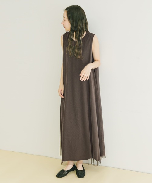 ITEMS URBANRESEARCH ワンピース チュールレイヤードワンピース