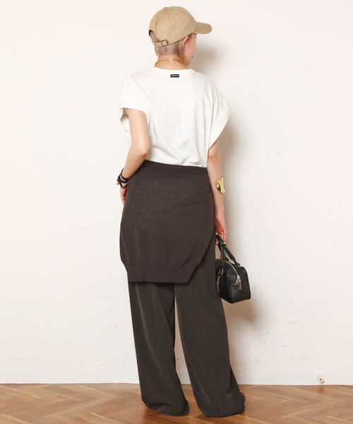 未使用　AP STUDIO スラックスパンツ　ストレッチ　34 AP STUDIO スラックス パンツ ハイパーストレッチパンツ