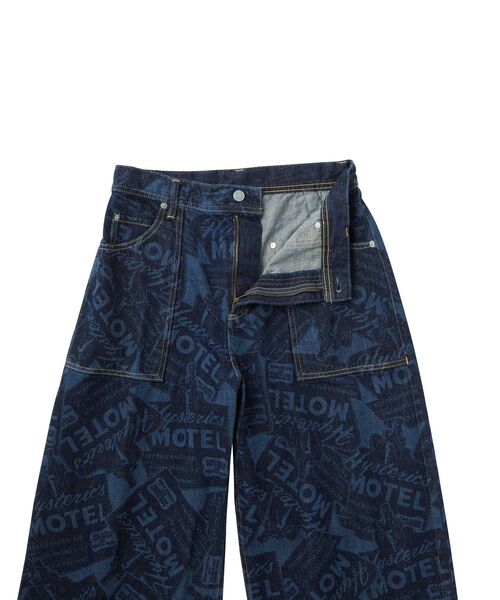 HYSTERIC GLAMOUR クロップドパンツ HYSTERIC GLAMOUR 「HYSTERIC GLAMOUR」 デニムクロップドパンツ