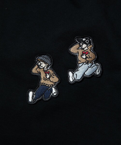 「FREAK'S STORE」 「kaoyorinakami」スウェットカットソー MEDIUM ブラック メンズ