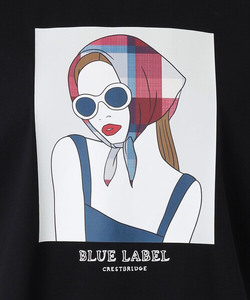 2025年　クレストブリッジ　星陽子　コラボ　Tシャツ　完売　M BLUE LABEL CRESTBRIDGE（ブルーレーベルクレストブリッジ） tシャツ