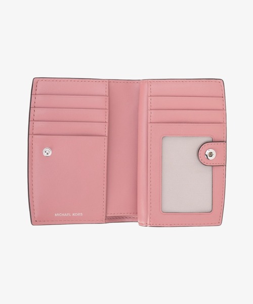 MICHAEL KORS レディース二つ折り財布（色：ピンク系）｜財布