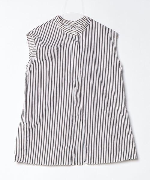 「Demi-Luxe BEAMS」 ノースリーブブラウス 36 ブラウン レディース