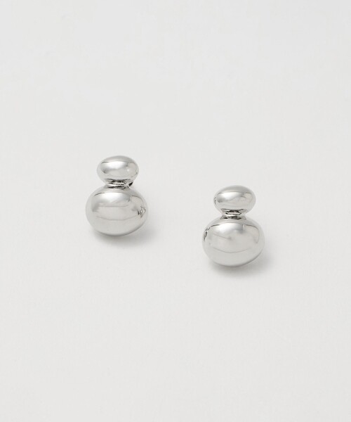 【当店一番人気】 UNITED ARROWS ZOZOTOWN : レディース ドーム 2オーバル ピアス アクセサリー