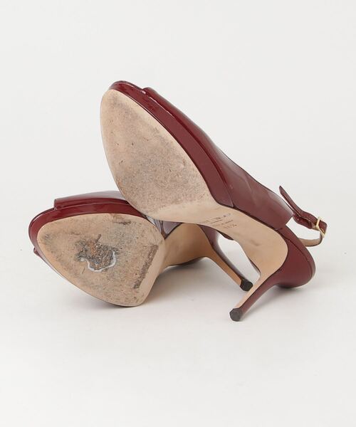 JIMMY CHOO 「JIMMY CHOO」 ヒールサンダル 38.5 レッド