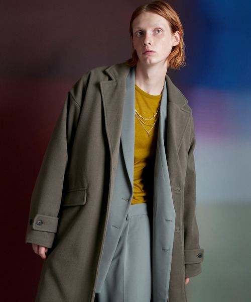 「ENDER PRODUCTS」 チェスターコート M キャメル メンズ_画像4