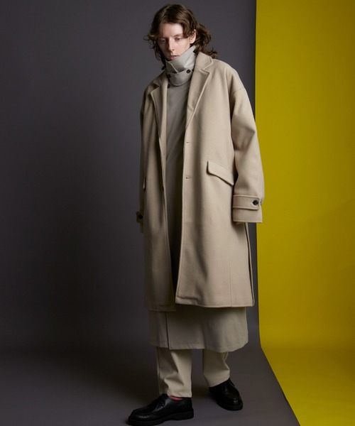 「ENDER PRODUCTS」 チェスターコート M キャメル メンズ_画像8